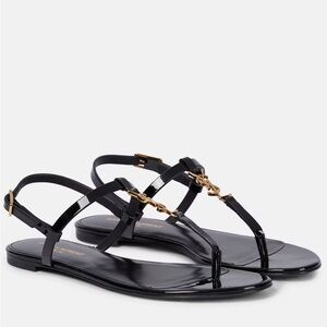 NWT YSL Saint Laurent Cassandra Sandals Size 34